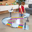 Hot Wheels Mario Kart Rainbow Road Track Set + Free Activity Book