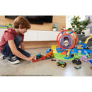 Hot Wheels Monster Trucks Volcano Arena Set + Free Activity Book