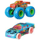 Hot Wheels Monster Trucks Glow-in-the-Dark 10-Pack + Free Activity Book