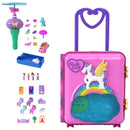 Polly Pocket Pollyville Resort Playset Rolling Suitcase + Free Activity Book