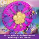 Polly Pocket Pollyville Resort Playset Rolling Suitcase + Free Activity Book