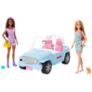 Barbie Jeep with Dolls & Accessories + Free Activity Book
