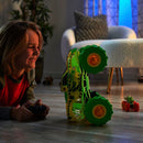 Hot Wheels RC Monster Truck Gunkster Glow (1:15) + Free Activity Book