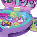Polly Pocket Go Tiny! Backpack Compact Theme Park + Free Activity Book