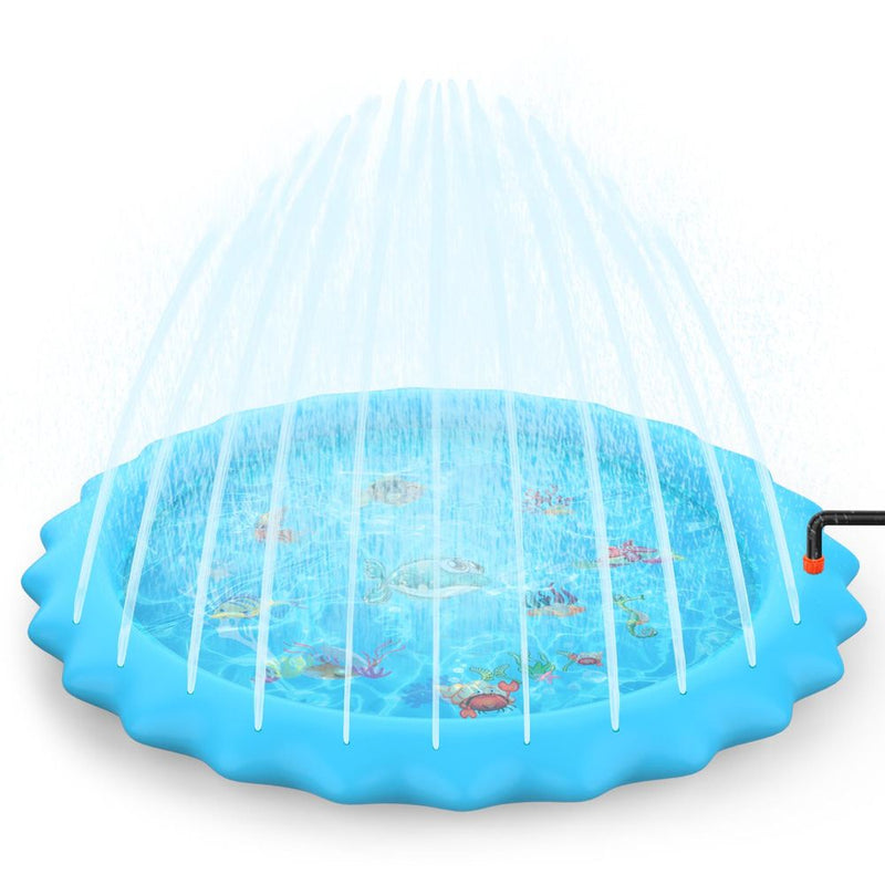 SOKA 168cm Round Inflatable Sprinkler Splash Pad Play Mat