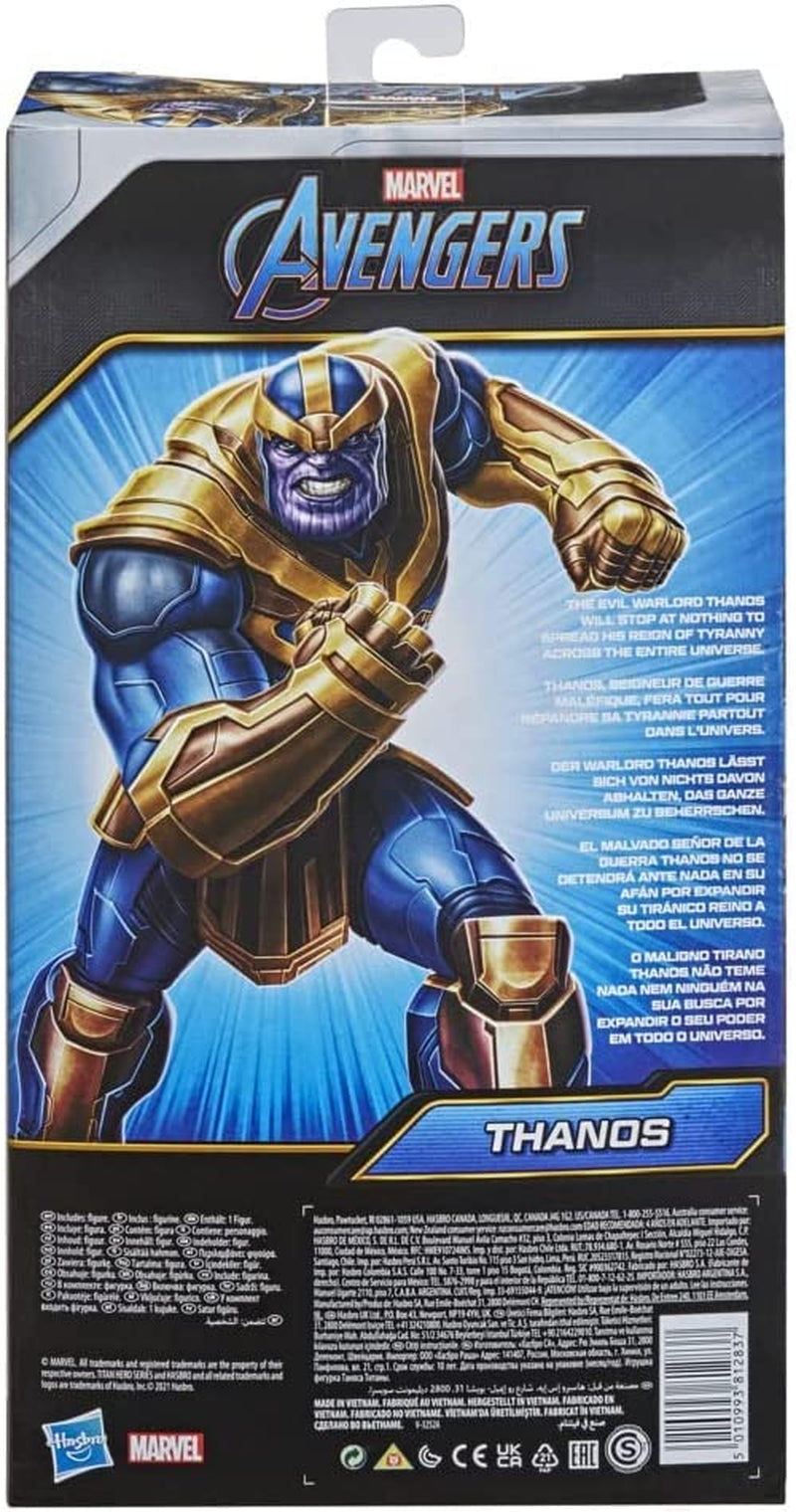  Marvel Avengers Titan Hero Series Blast Gear Deluxe Thanos Action Figure