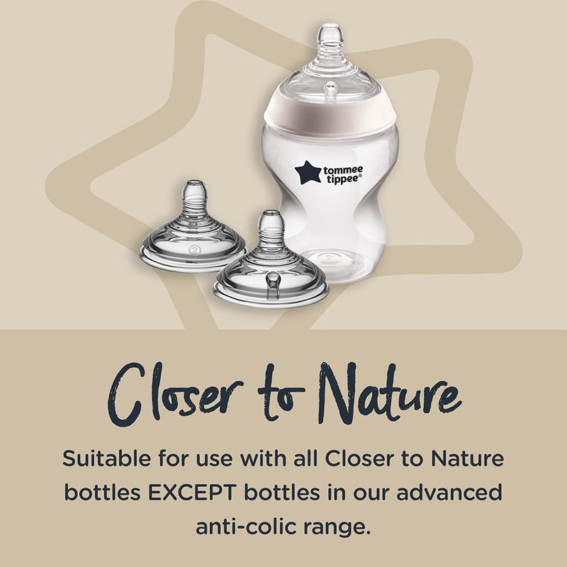 Tommee Tippee Closer to Nature Baby Bottle Teats