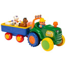 Big Steps Old MacDonald Tractor & Trailer + Free Activity Book