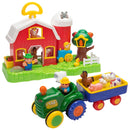 Big Steps Old MacDonald Farm & Tractor Red Barn Playset + Free Activity Book
