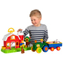 Big Steps Old MacDonald Farm & Tractor Red Barn Playset + Free Activity Book