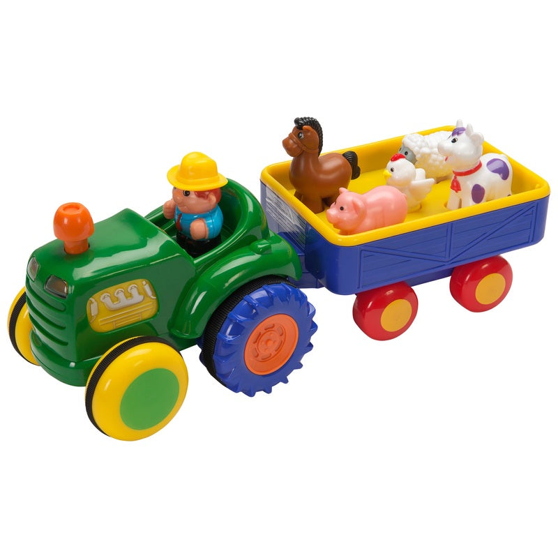 Big Steps Old MacDonald Farm & Tractor Red Barn Playset + Free Activity Book