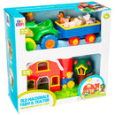 Big Steps Old MacDonald Farm & Tractor Red Barn Playset + Free Activity Book