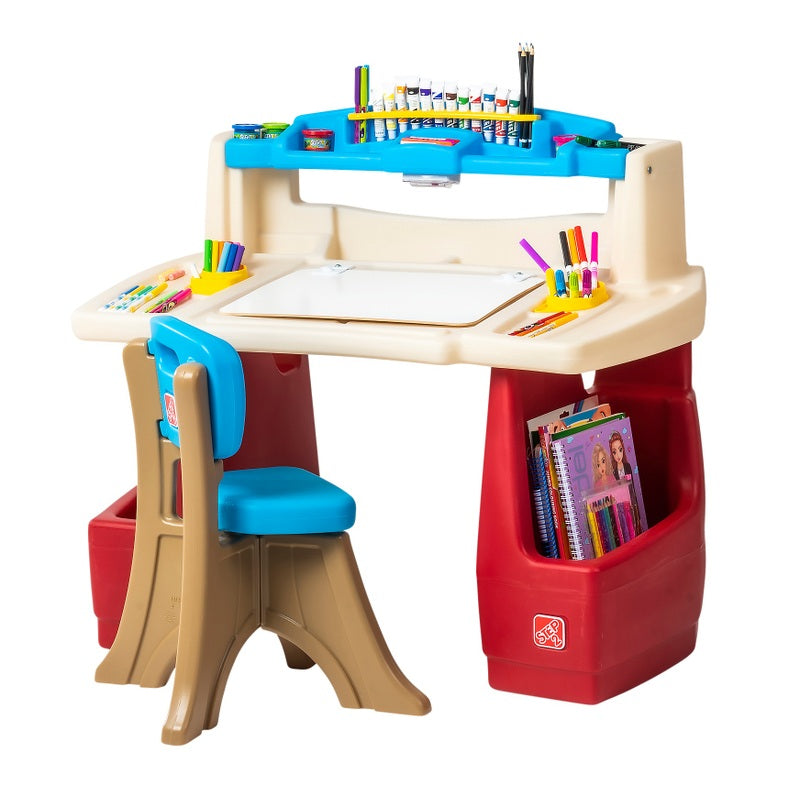 Step2 Art Activity Desk Deluxe Playset + Free Activity Book