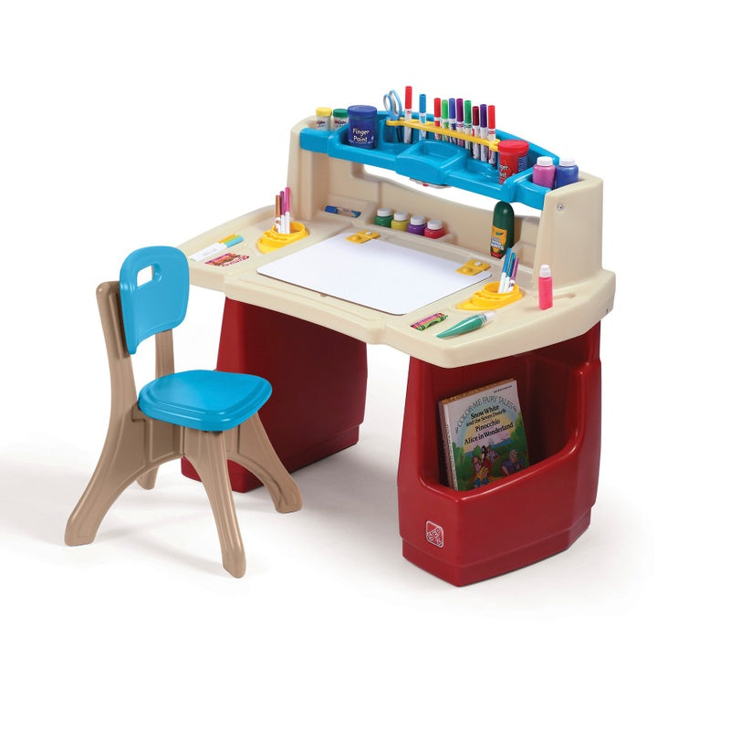 Step2 Art Activity Desk Deluxe Playset + Free Activity Book