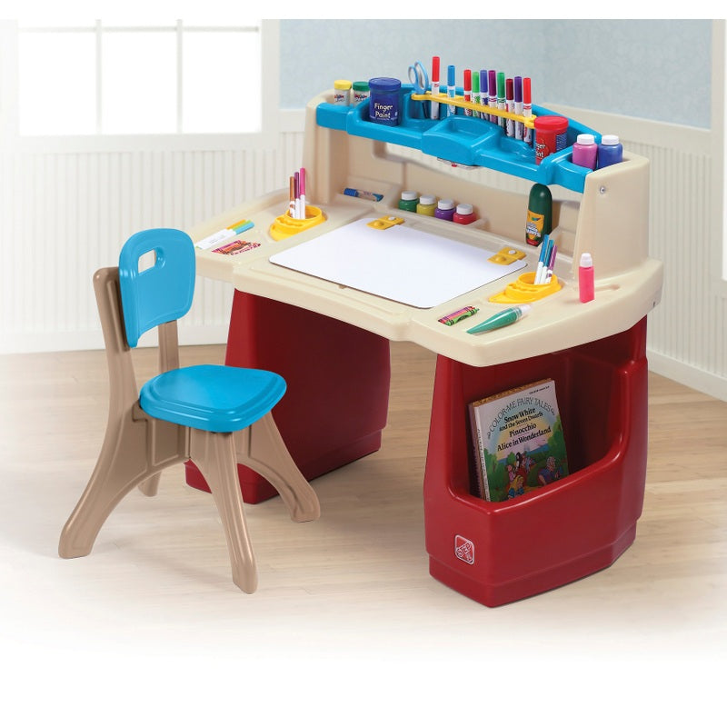 Step2 Art Activity Desk Deluxe Playset + Free Activity Book