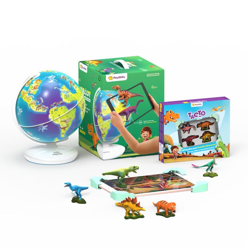 Playshifu Dino Bundle - Orboot Dinos and Tacto Dino (4+ Years)