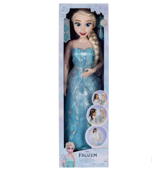 Frozen 2 Ice Powers Playdate Big 81cm Elsa Posable Doll