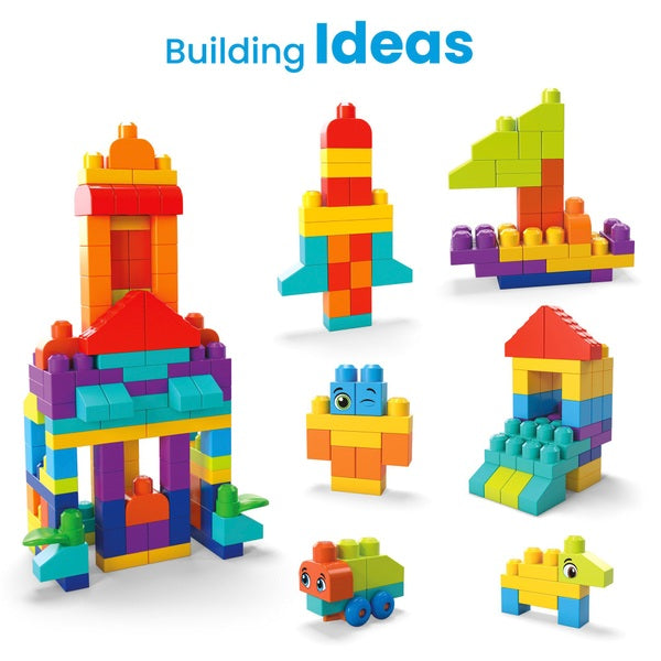 Mega Bloks First Builders 150 Piece Bigger Building Bag Playset