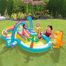 Intex Dinoland Paddling Pool Play Centre with Slide & Sprayer | Kids Inflatable Garden Pool