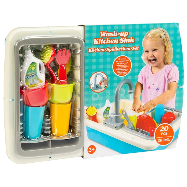 Kitchen Corner Wash-Up Kitchen Sink Playset