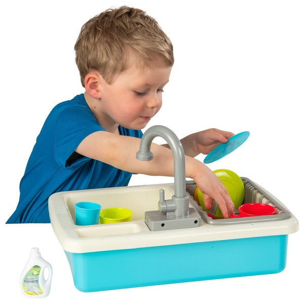 Kitchen Corner Wash-Up Kitchen Sink Playset