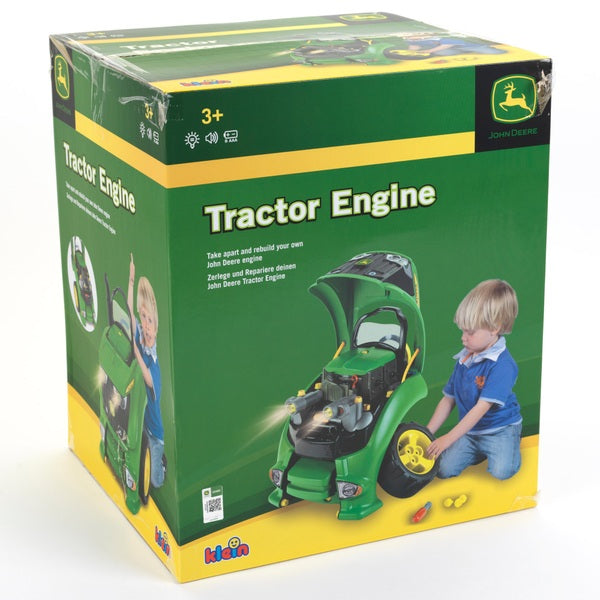 John Deere Tractor Engine Playset For 3 Yrs + Boys and Girls