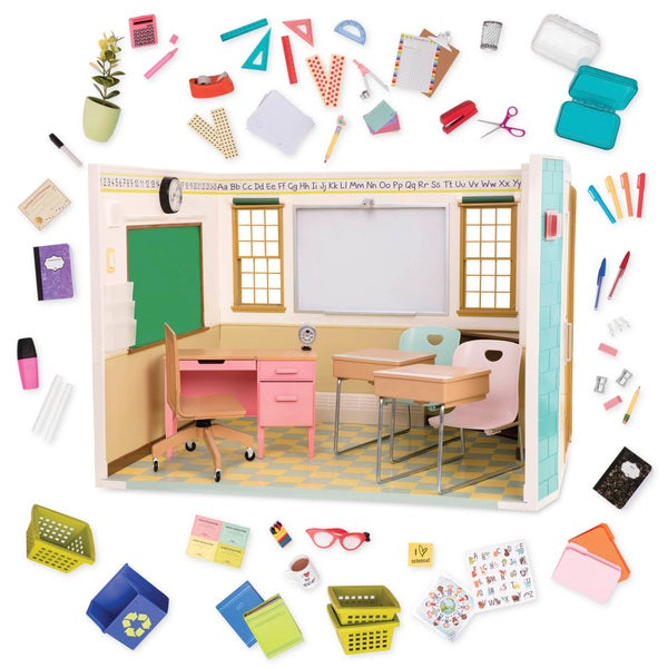 Our Generation Awesome Academy School Room Playset for 3YRS +