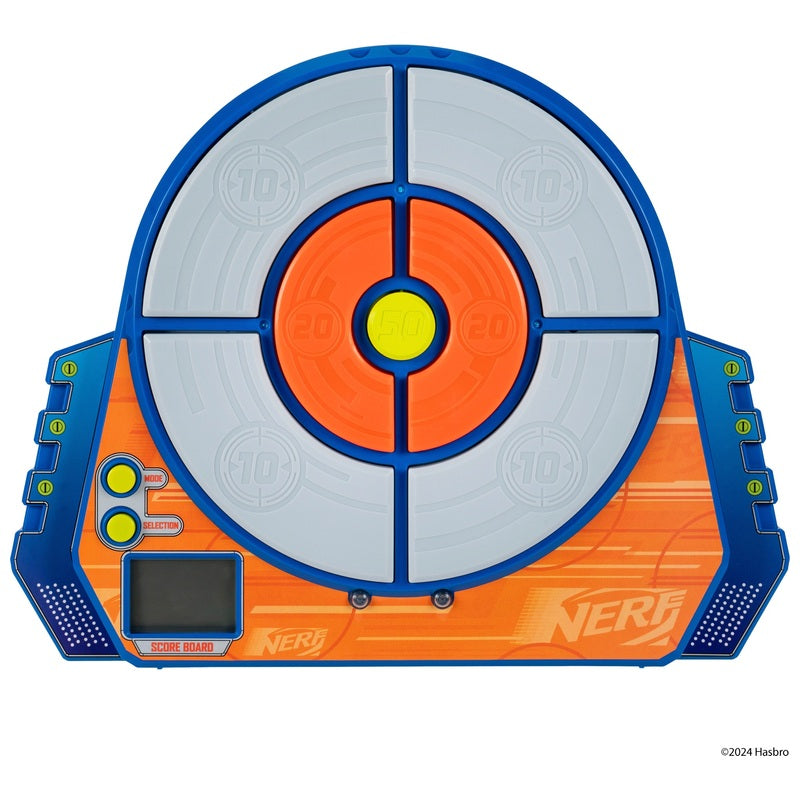 NERF Elite Digital Target – Lights & Sounds + Free Activity Book
