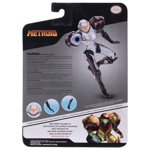 Nintendo Metroid Prime 2 10cm Samus Figure