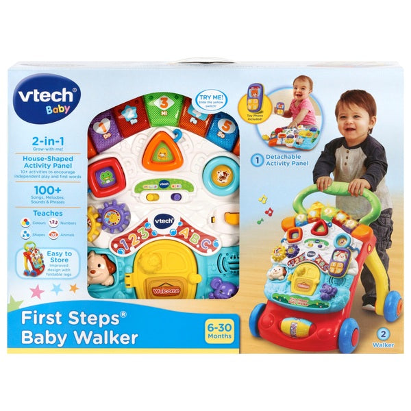 VTech First Steps Baby Walker Red