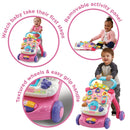 VTech Baby First Steps Baby Walker Pink + Free Activity Book
