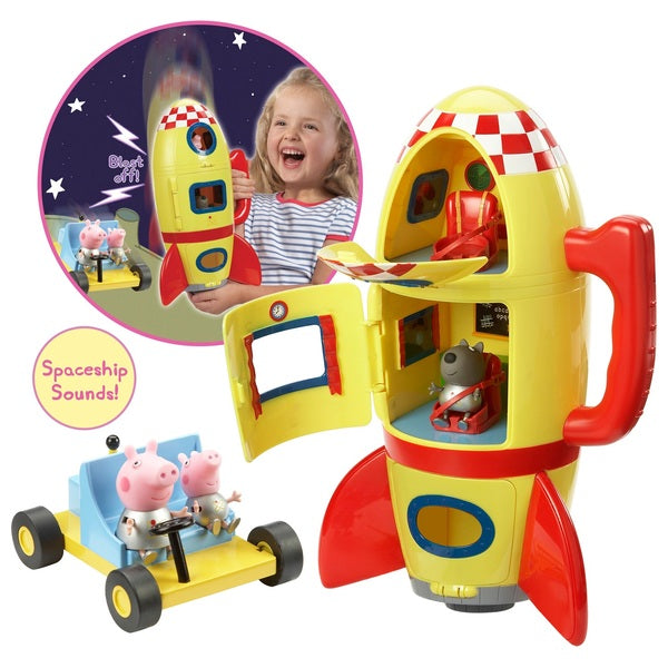 Peppa Pig Space Explorer Set with Moon buggy and 3 figures