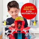Playskool Heroes Marvel Super Hero Playset Iron Man Headquarters + Free Activity Book