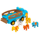 Big Steps Hippo Truck Safari Animals Playset + Free Activity Book