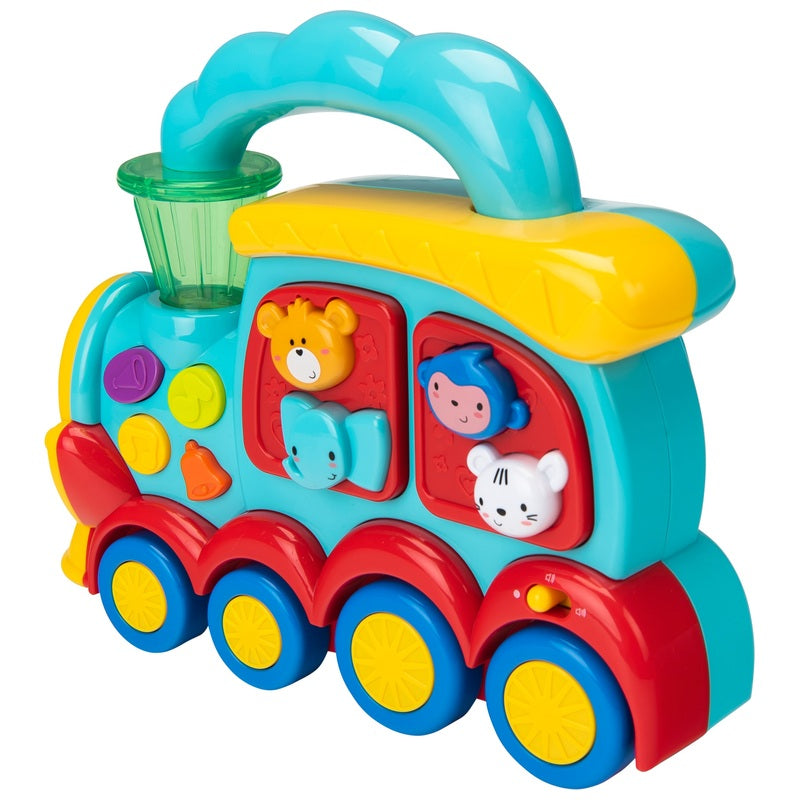 Big Steps Baby Animal Train + Free Activity Book