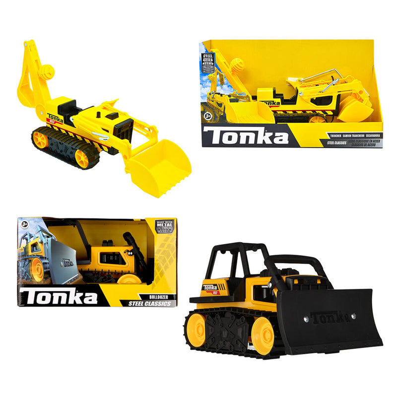 Tonka Steel Classics Trencher & Bulldozer Bundle (3+ Years)