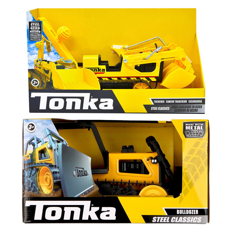 Tonka Steel Classics Trencher & Bulldozer Bundle (3+ Years)