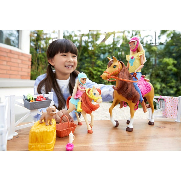 Barbie Hugs 'n' Horses Playset For 3yrs +