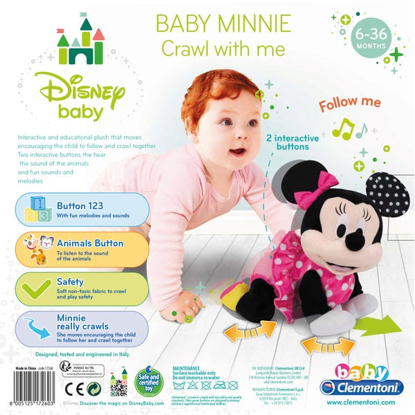 Clementoni Disney Baby Minnie Mouse Crawl With Me