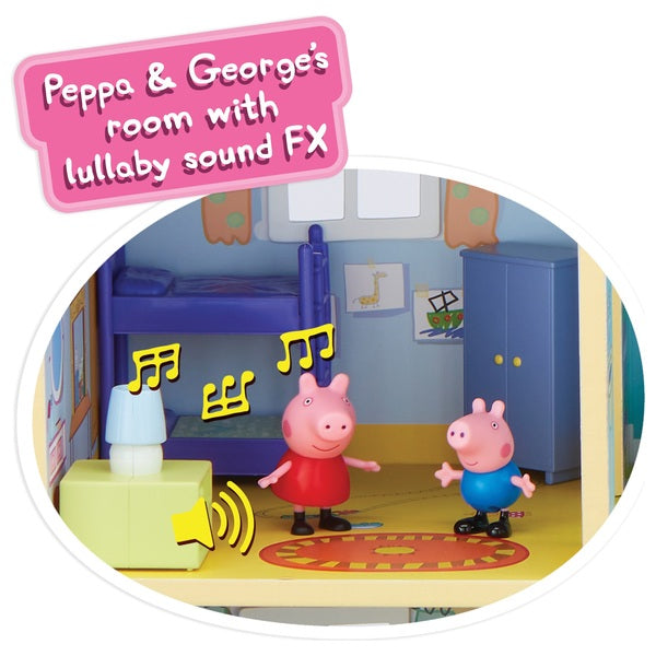 Peppa Pig Wooden Playhouse Playset For 3 Yrs +