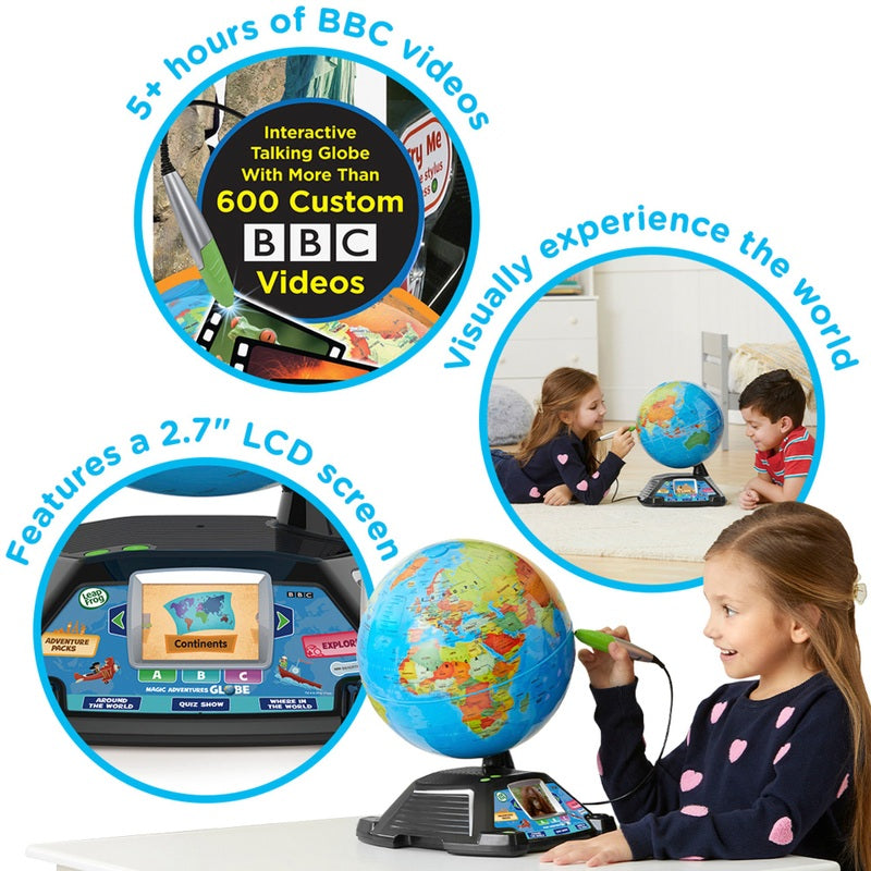 LeapFrog Magic Adventures Globe Interactive Toy Globe + Free Activity Book