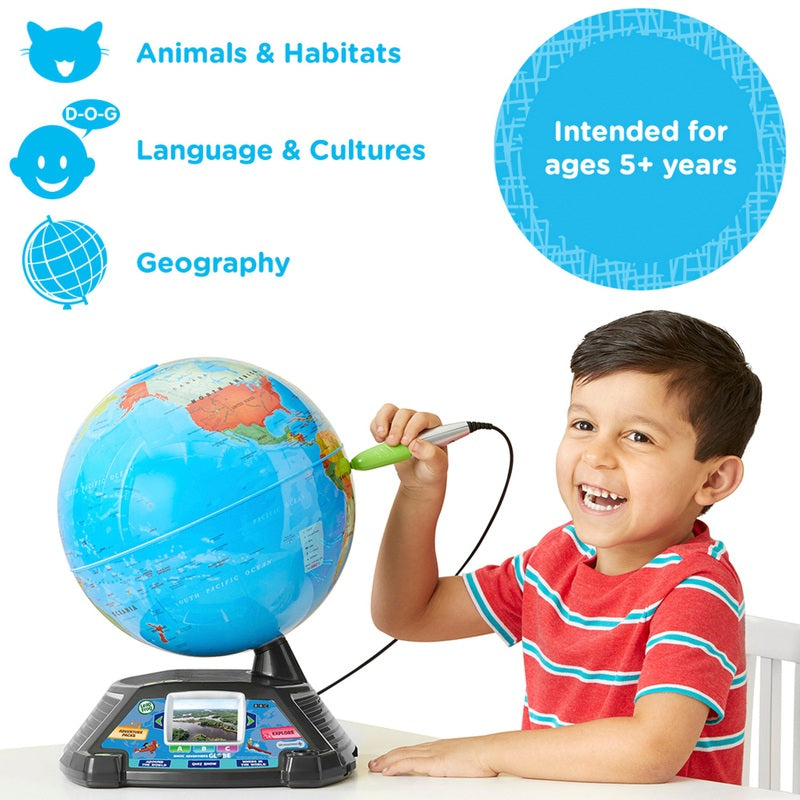 LeapFrog Magic Adventures Globe Interactive Toy Globe + Free Activity Book