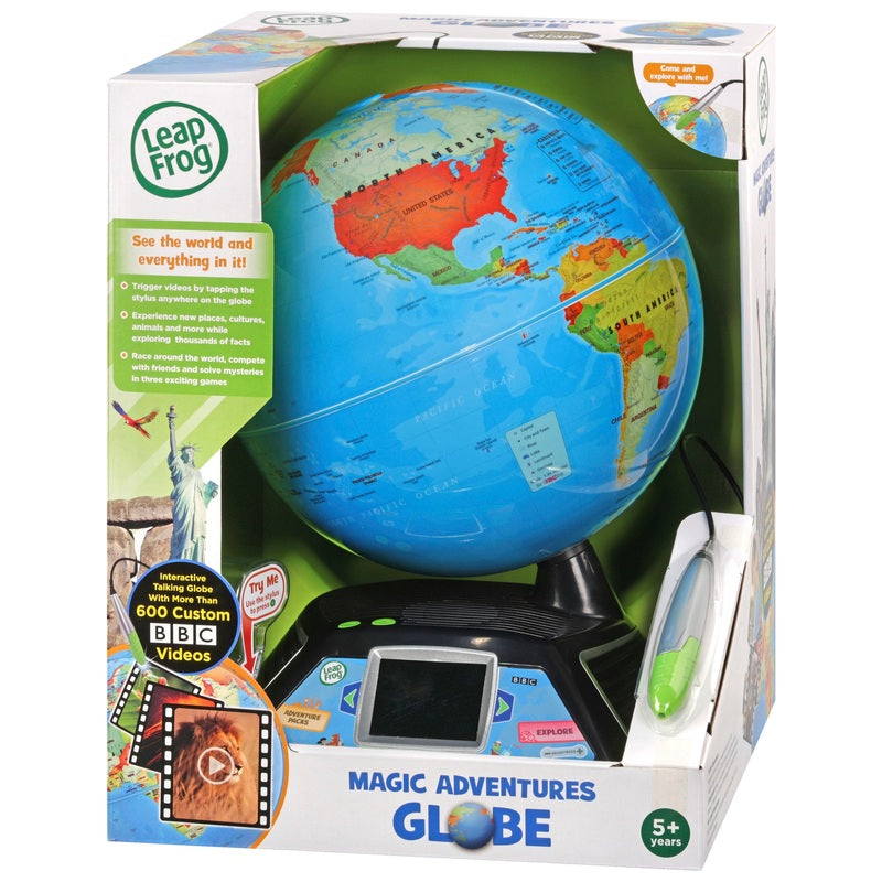 LeapFrog Magic Adventures Globe Interactive Toy Globe + Free Activity Book