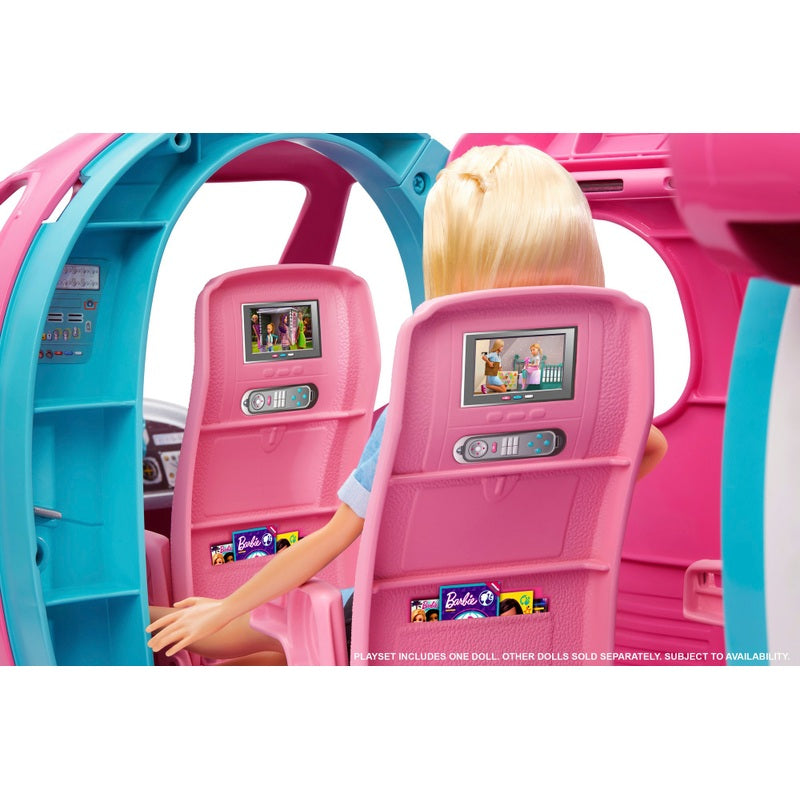 Barbie Dream Plane Playset with Pilot Doll + Free Activity Book