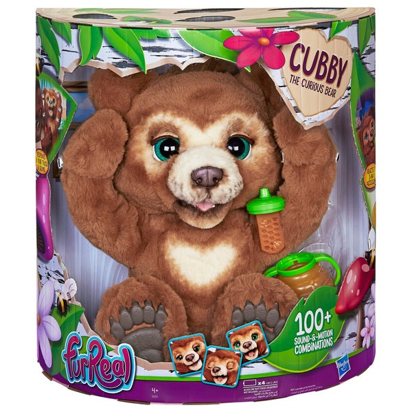 FurReal Cubby the Curious Bear  with 100+ Sound and Motion