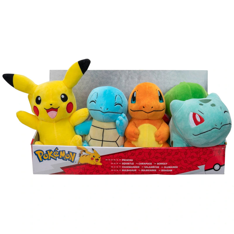 Pokémon 20cm Plush 4 Pack