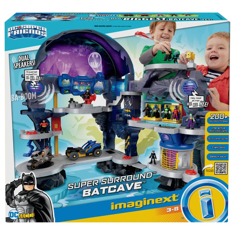 Imaginext DC Super Friends Batcave Playset + Free Activity Book