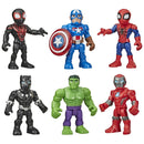 Playskool Heroes Marvel Super Hero Adventures Action Figures 6 Pack + Free Activity Book