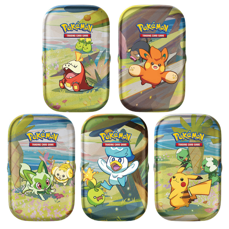 Pokemon 5 Pack Mini Tins & 4 Promo Cards (6+ Years)