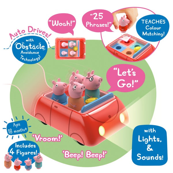 Peppa Pig Peppa’s Clever Car with Lights and Sounds